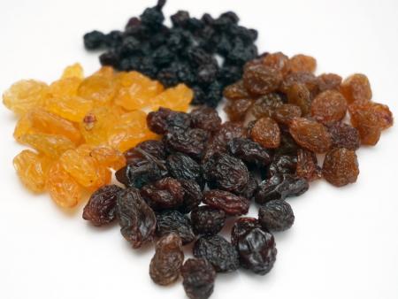 Raisins, currants, sultanas